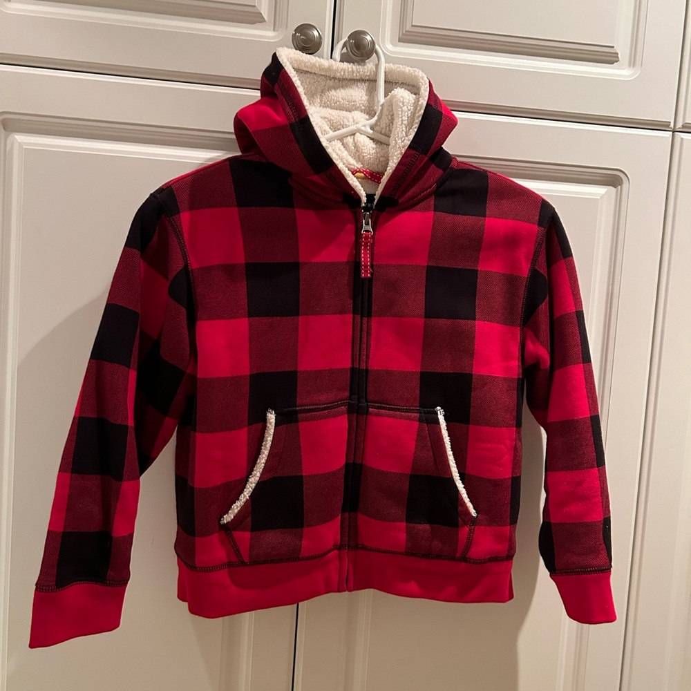 Lands End Boys Fleece Lined Jacket Size Large Size 7US